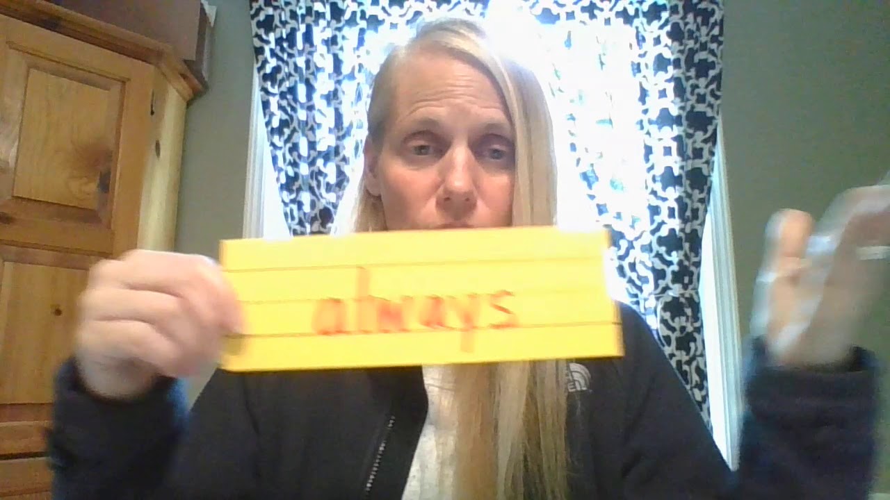 Snap Words for Week 10 The final list! YouTube