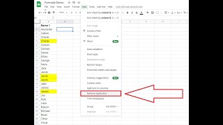 Remove Duplicates in Google Sheets - 1 min tutorial