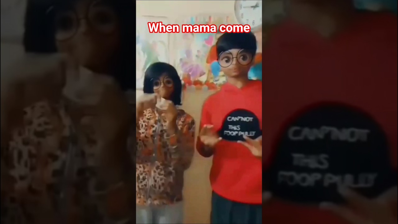 when mama come👿😂 