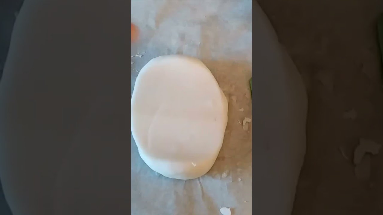 Making spindle whorls out of air dry clay