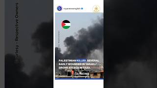 Gaza Drone Strike: 1 Killed, Several Injured in Israeli Attack 🚨#Shorts #gaza #israel #breakingnews