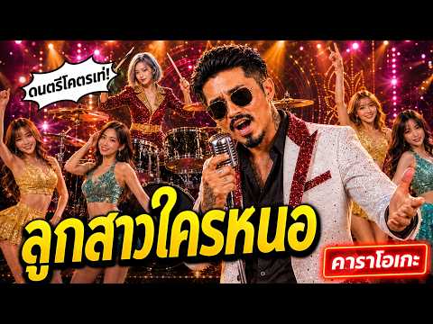 ลูกสาวใครหนอ - ชาย เมืองสิงห์ (เข้ม space sound ) thai song ลูกทุ่งฮิต [คาราโอเกะ]