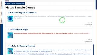 Webinar: Moodle Course Template Overview