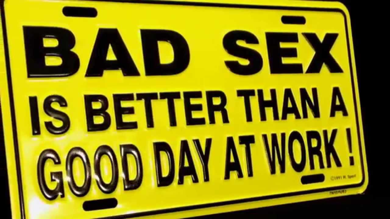 Blechschild Bad Sex - 30cm x 15cm - doktorhardstuff.net