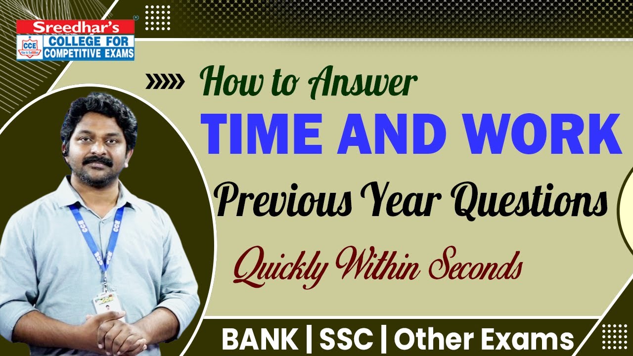 TIME AND WORK Tricks and Shortcuts Problems and Solutions