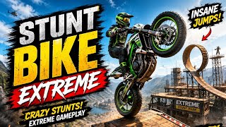 🔥 Stunt Bike Extreme 😱 | Crazy Bike Stunts & Extreme Gameplay 🏍️💨 #shorts #bike #gaming  screenshot 3