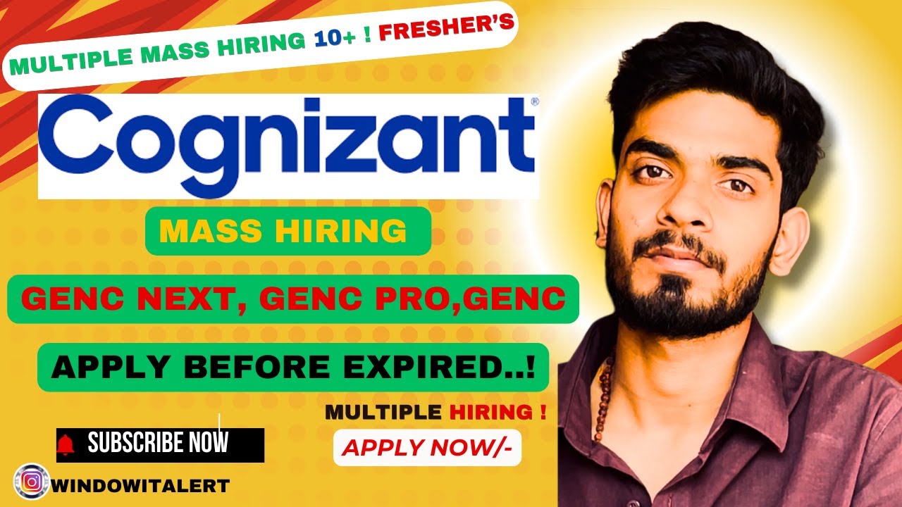 Finally Cognizant Genc Mass Hiring Announced | 2025, 2024, 2023 Batch ...