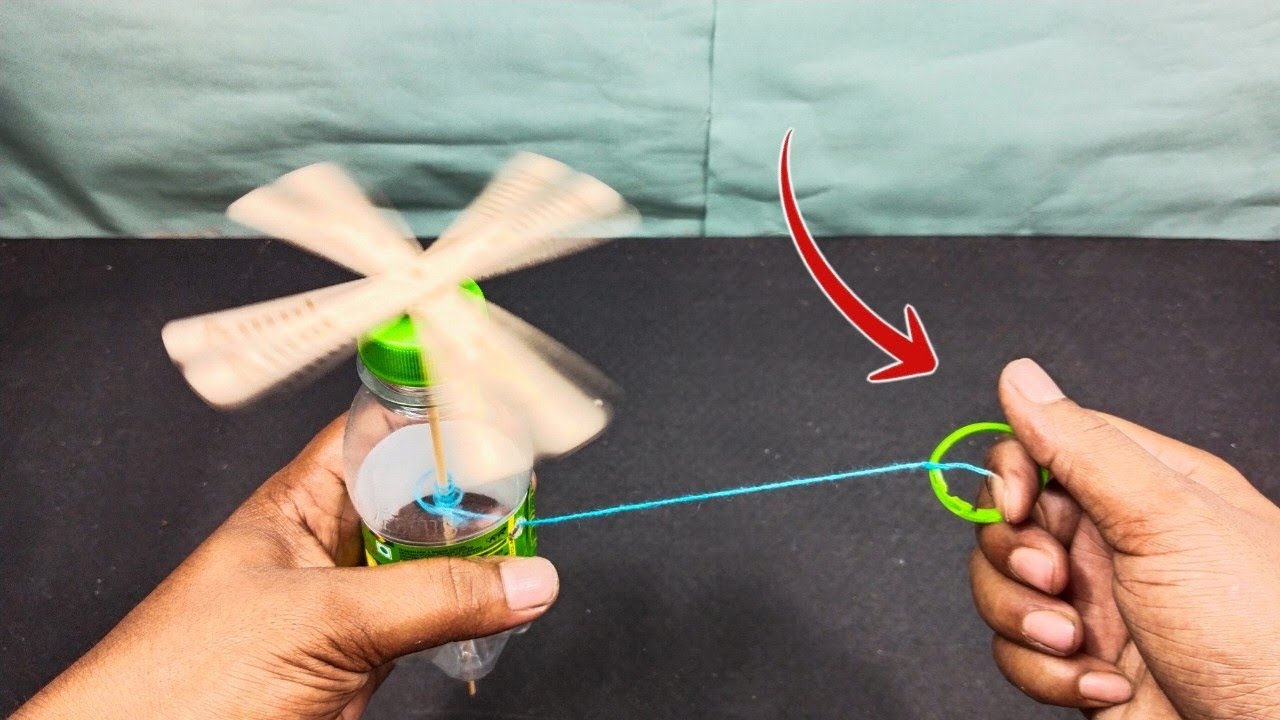 Como Hacer un Ventilador con Botellas de Plástico | mini fan - YouTube