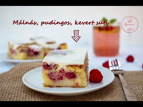 Videó: Egyszerű Málnás Sütemény Recept