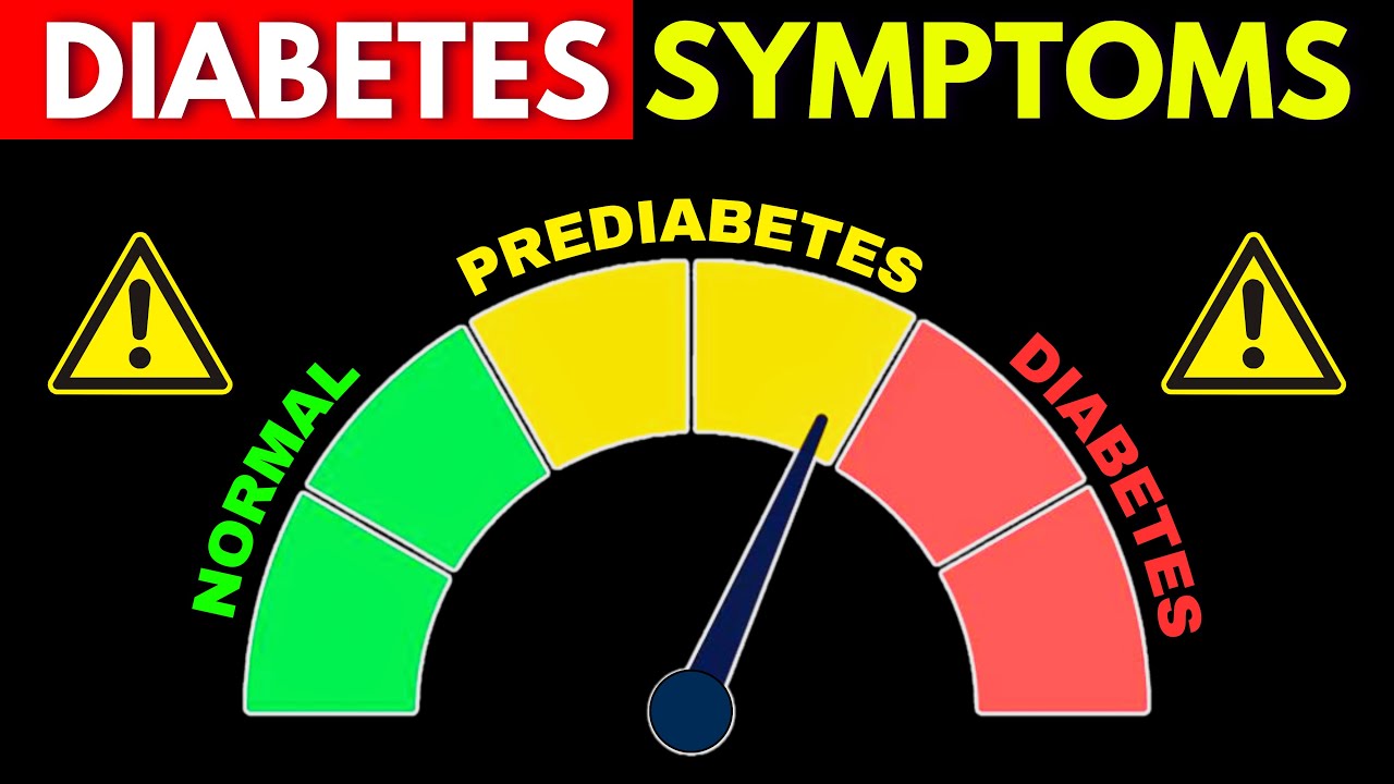 12 Early DIABETES SYMPTOMS (90% Fail To Recognize Them!)