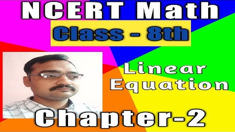 Q.6 Ex 2.6 |NCERT MATH CLASS 8| Chapter 2 Linear Equations in one variables
