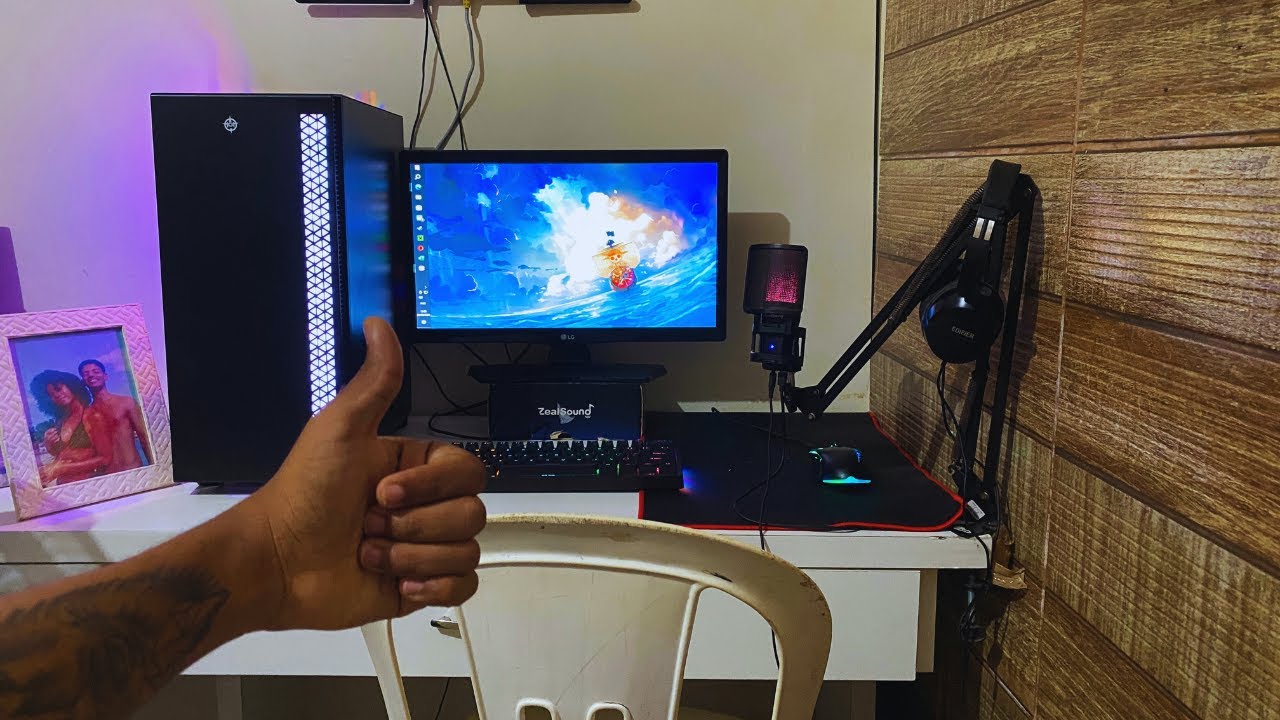 O SETUP HUMILDE DE UM GAMER CLT (e um pouco do dia) - YouTube
