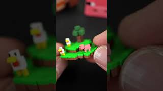 Minecraft miniature Pig &amp; Chicken #shorts