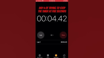 Day 4 of trying to stop the timer at five seconds #timer #clock #5secondchallenge #fun