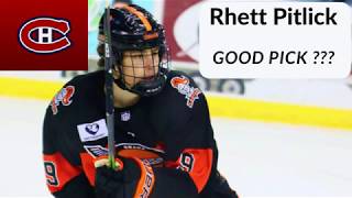 Player Snapshot: Rhett Pitlick – Canadiens Prospects