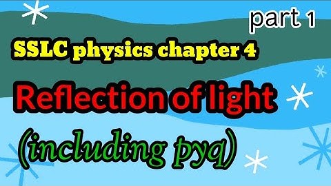 sslc /physics/chapter4/reflection of light/ 10 th class students