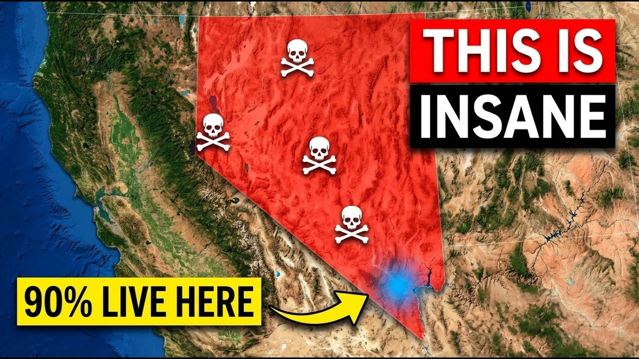 Why Nearly All of Nevada’s Population Is Trapped in Las Vegas