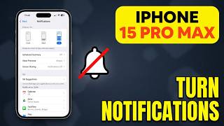 How To Turn Off Notifications On Iphone 18 Pro Max