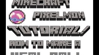 MINECRAFT TUTORIAL (how to make a heal ball PIXELMON) screenshot 5