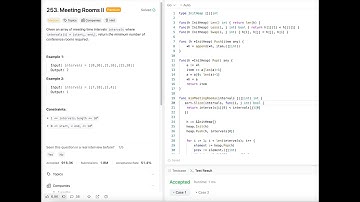 LeetCode: 253. Meeting Rooms II - approach2 (golang)