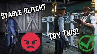 Red Dead Online How to Get Around the Stable Glitch!
