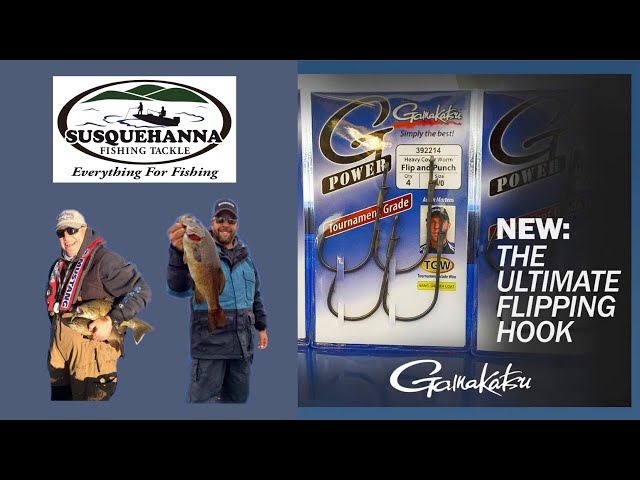 Gamakatsu G-Power Flip and Punch / Gamakatsu Superline Round Bend Offset  Hook Review - SFTTACKLE.COM 