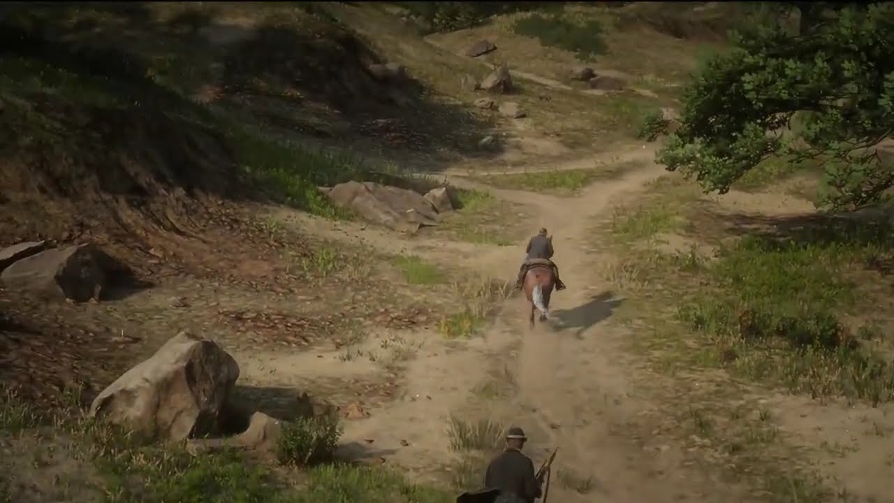 ASMR RDR2 Horse Ride | Quiet Journey to a Hidden Cabin with Nature Sounds