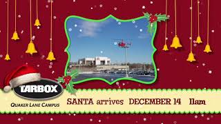 Santa will arrive via helicopter dec 14th, 2019 you're invited!