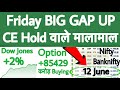 Tomorrow GAP UP | Friday | 12 June |Gift Nifty Live | Gift Nifty News |Nifty Prediction for tomorrow