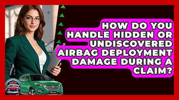 How Do You Handle Hidden Or Undiscovered Airbag Deployment Damage During A Claim?