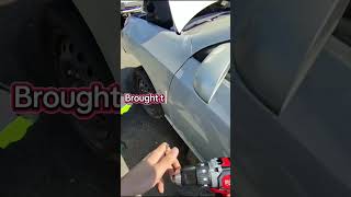 POV a junk yard run for a door replacement! Watch the process #carflipping #carstuff #automobile