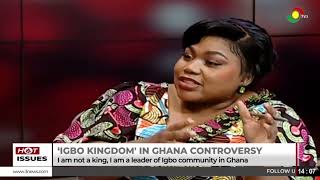 Igbo leader in Ghana denies ‘kingdom’ claims, apologizes for false info spread by bloggers
Igbo leader in Ghana denies ‘kingdom’ claims, apologizes for false info spread by bloggers Igbo leader in Ghana denies ‘kingdom’ claims, apologizes for false info spread by bloggers