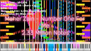 [Black MIDI] Maher Zain - Number One For Me - 2.33 Million Notes