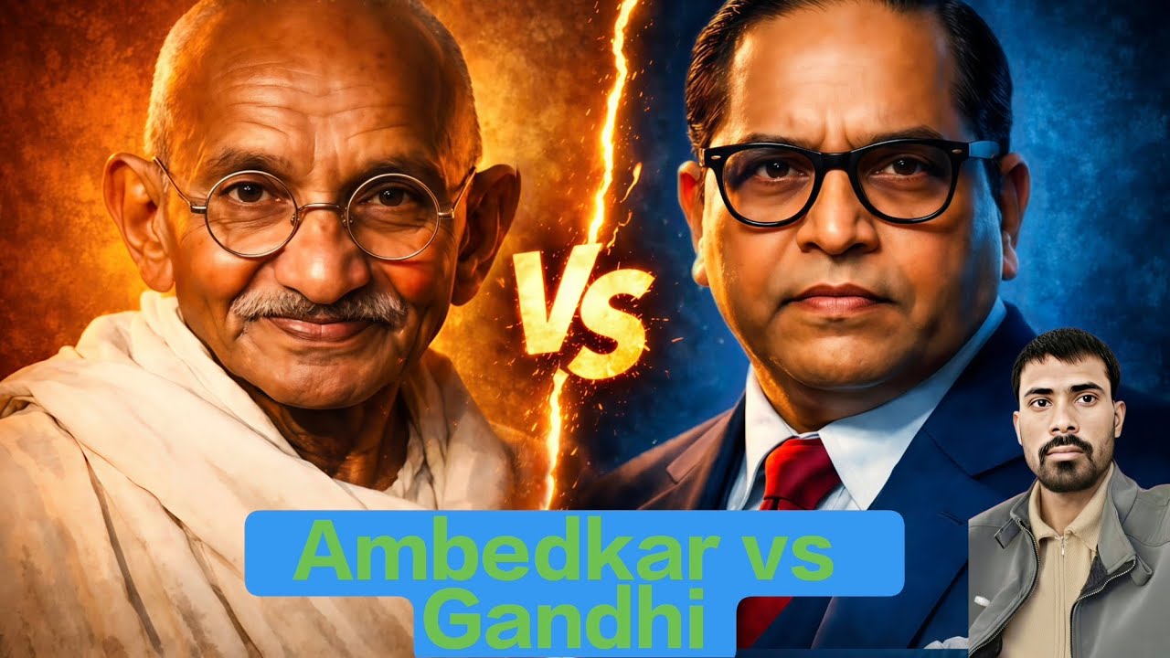 Gandhi vs Ambedkar Debate | Indian History Biggest Ideological Clash | संविधान vs अहिंसा |Full Story