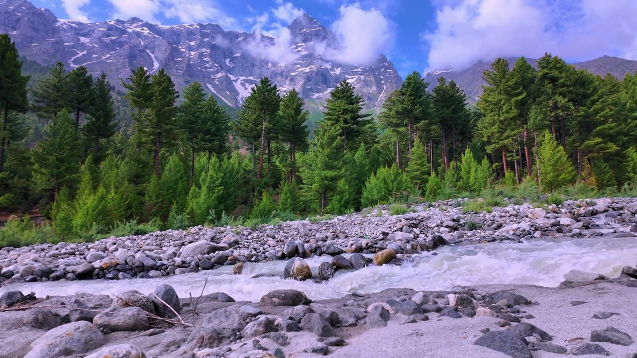 ASMR Mountain River Sounds – 4K Ultra HD Relaxing Water for Sleep & Study
