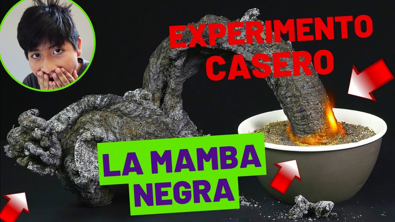 EXPERIMENTO CASERO "LA MAMBA NEGRA" - YouTube