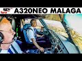 Piloting SAS AIRBUS A320NEO into Malaga