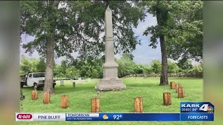 Confederate grave site vandalized