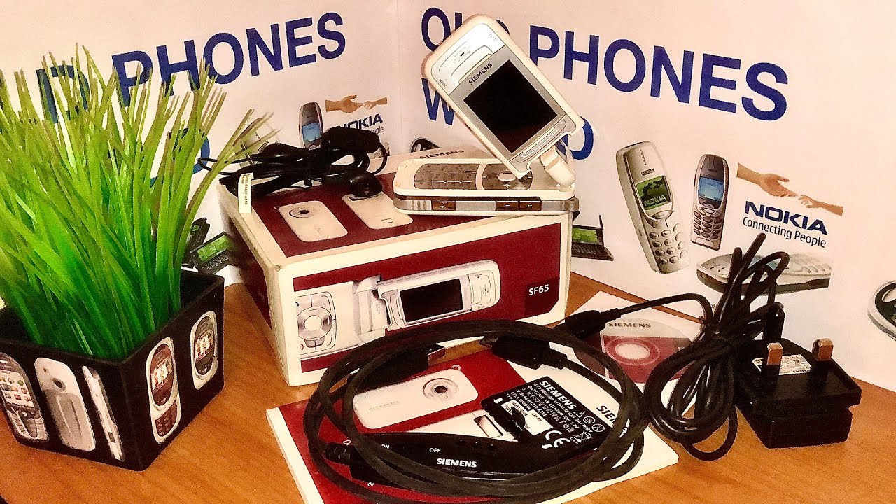 Siemens SF65 unboxing review - by Old Phones World