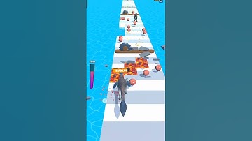 Dino Run 3D game level 7👍🦖🦕🥳 #gameplay #youtubeshorts #gaming #viral #dinorun3d @harshu-lavi