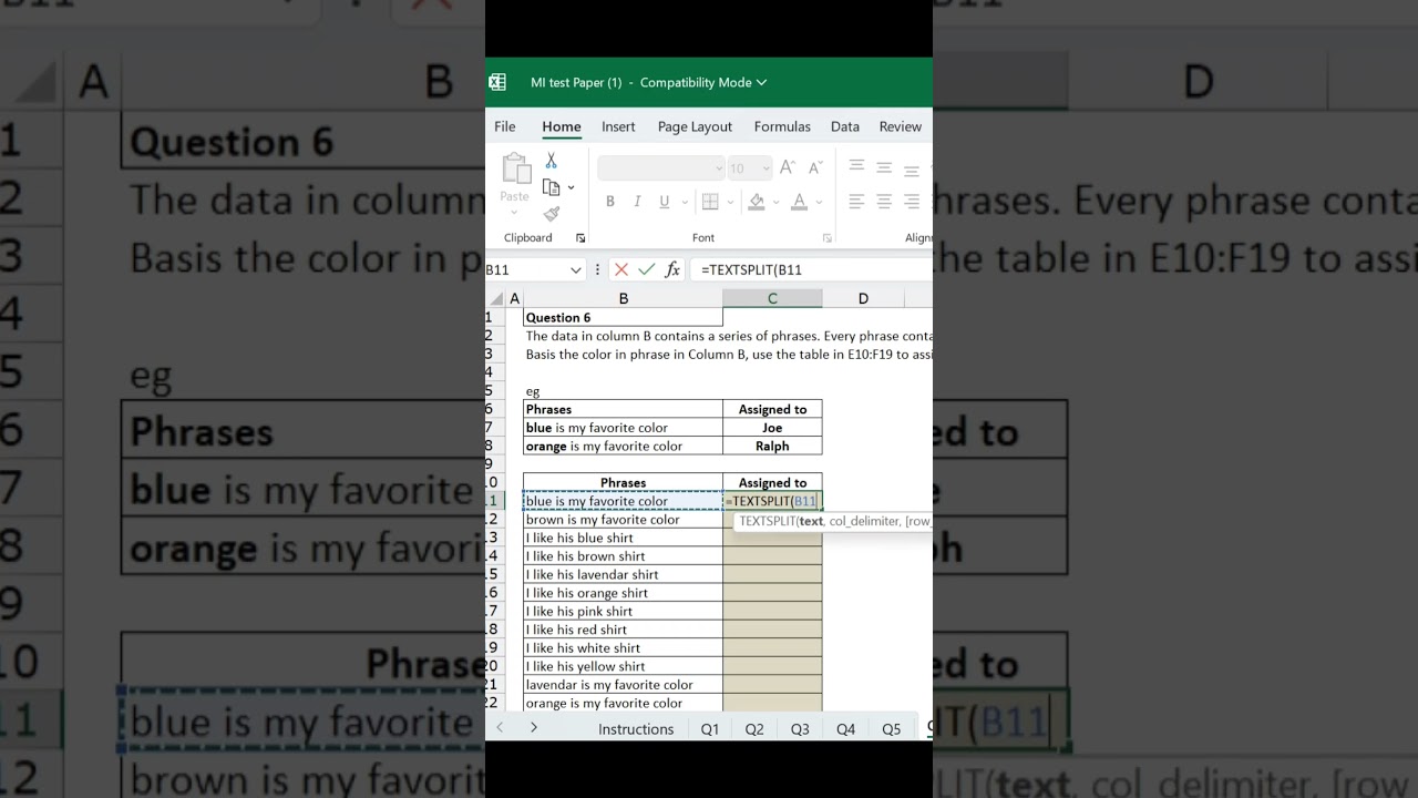 MIS Executive Interview Questions | Excel Interview Question