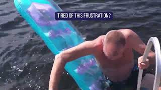 Tired of Treading or Fighting a Floating?  The Dock Ledge is for you.