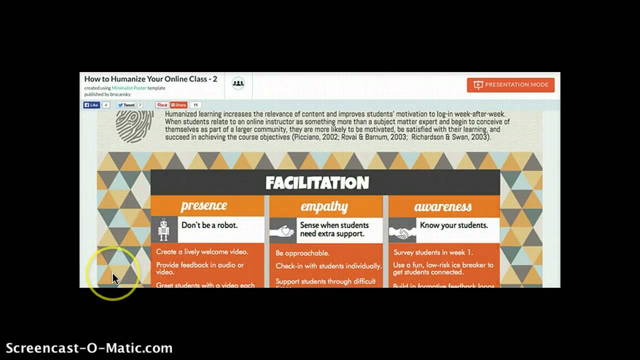 Encouraging Student to Student Interaction