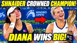 2. DIANA SHNAIDER WINS BIG! 😱 Alex Eala’s Ningbo Open Dream SHATTERED!