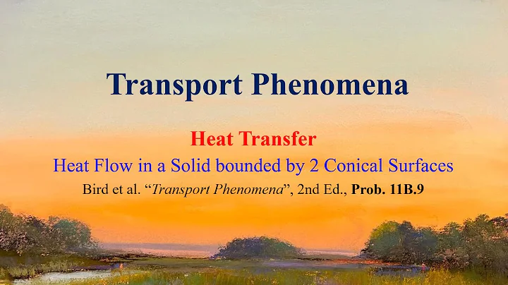 Problem 11B.9 - Heat flow in a solid bounded by two conical surfaces [Heat Transfer]