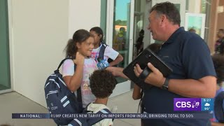 CBS19's Chief Meteorologist Brett Anthony delivers forecast from annual School Is Cool event