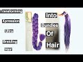 DIY WEAVE | Hair Bundles Using Braiding Hair #Making #BundlesOf #HairUsing #XpressionBraidingHair