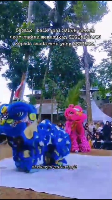 Pentas Seni Barongsai dan Liong Naga Ponpes Nur Syafi'i #barongsai #liongnaga