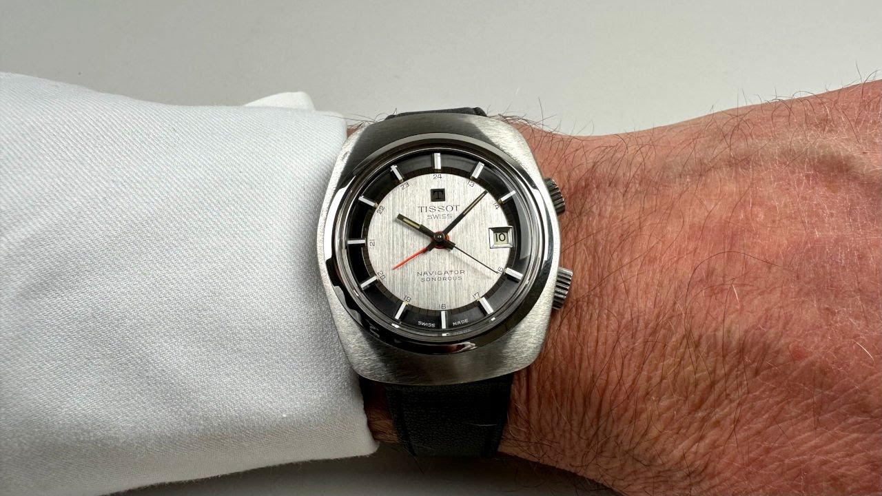Tissot Navigator Sonorous Ref. 40530 2X circa 1975 - YouTube