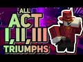 ALL HALLOWEEN ACT TRIUMPHS - ACT I, II &amp; III - Tower Defense Simulator Lunar Overture Event